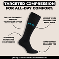 JETLEG Knee-High Compression Socks (1 Pair)